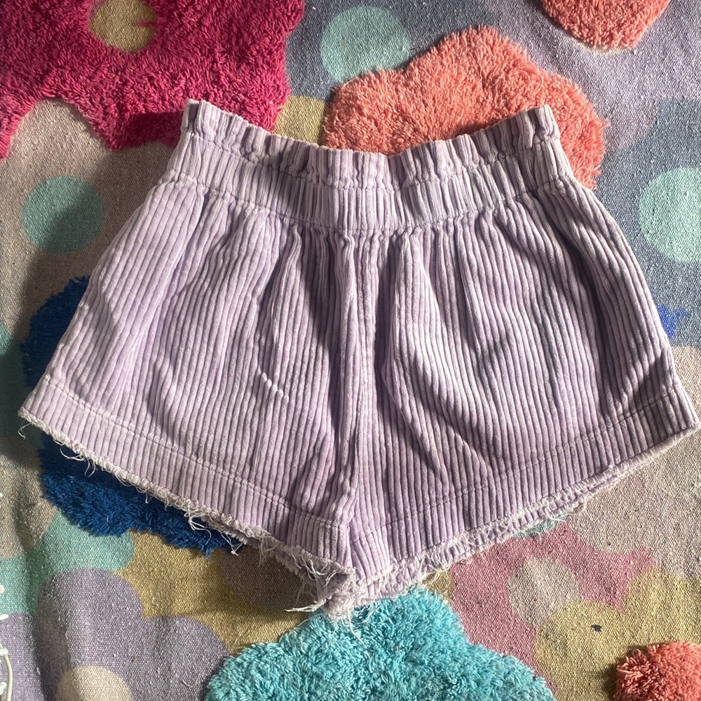 Urban Outfitters Lavender Elastic Waist Shorts
